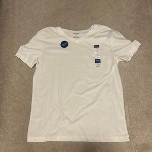 White Arizona V neck t shirt